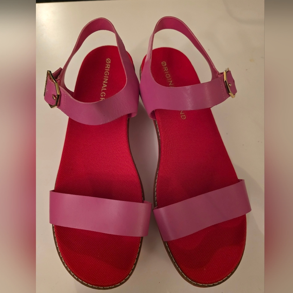 Cole Haan Women's Original Grand Merit Wedge Sandals Size 10B NEW - Picture 2 of 9